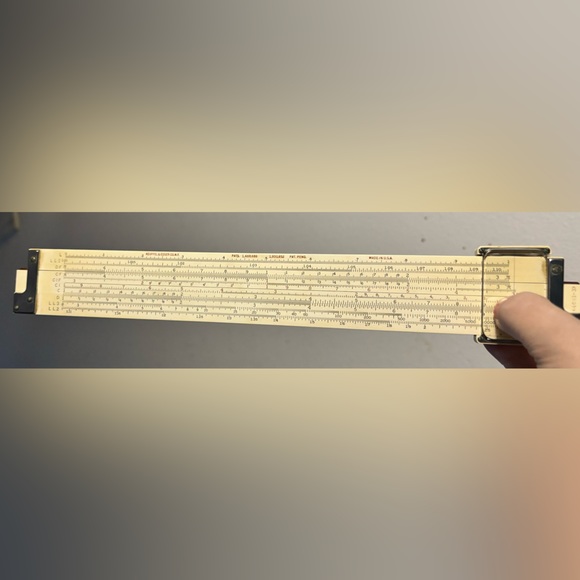 Vintage Slide Rule With Leather Case Keuffel & Esser Co. N.Y. 1930-1940’s USA - Picture 4 of 5